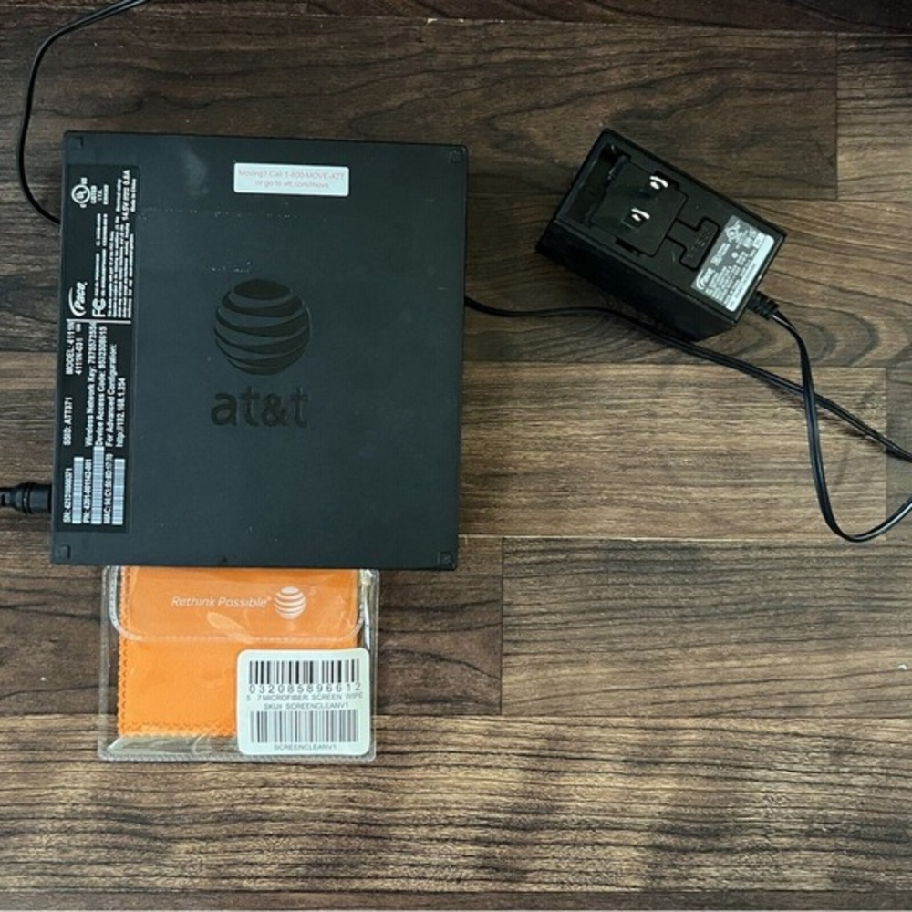 AT&T ATT Internet Wireless Modem Router Model 4111N‎ Not Tested- For Parts